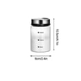 thumbnail image 1 of Momihoom Glass Measuring Storage Jar with Stainless Steel Pour Lid, Clear Kitchen Container for Spices, Condiments, and Liquid Ingredients, 1 of 3