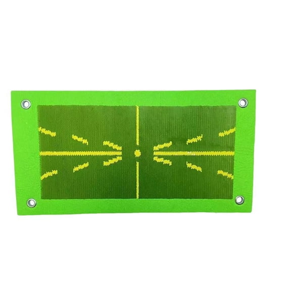 Momihoom Golf Swing Path Training Mat, Impact Detection Practice Pad for Swing Analysis and Skill Improvement