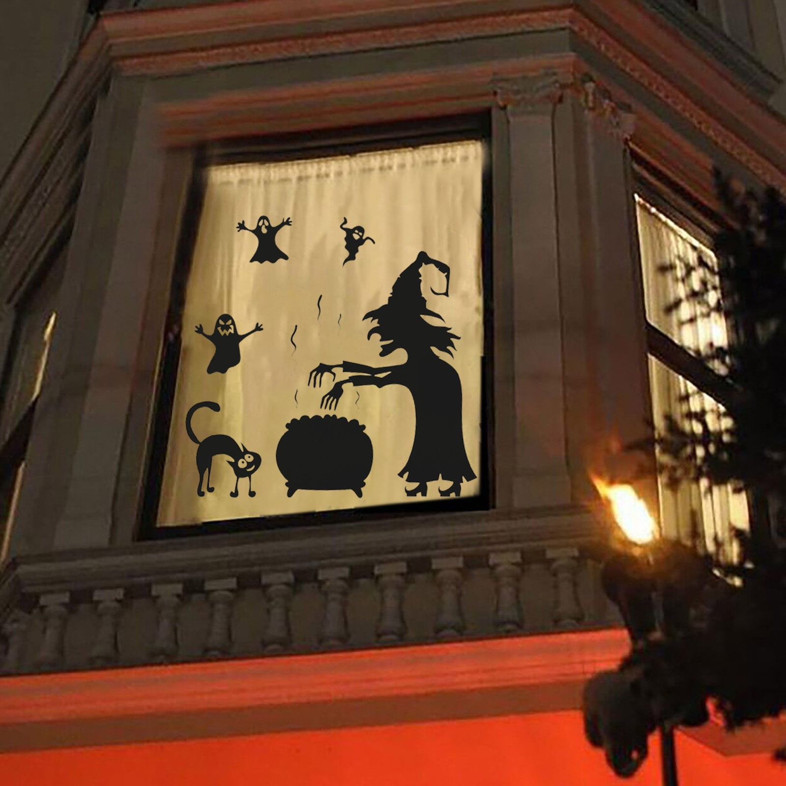 Momihoom Halloween Wall Stickers Ghost Party Living Room Bedroom