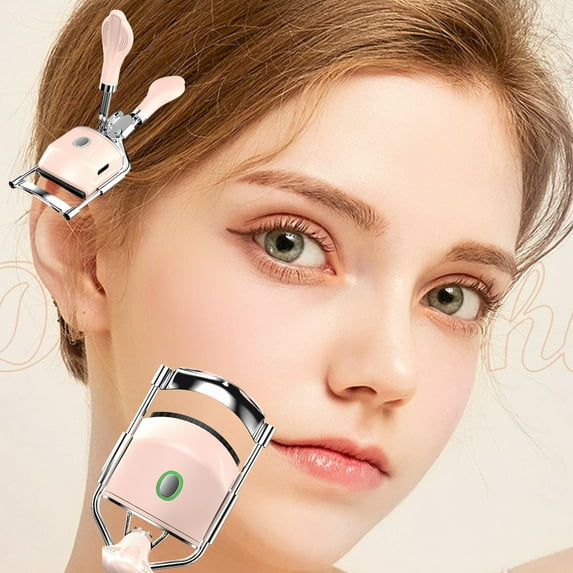 Momihoom Heated Eyelash Curler, Design Electric Eyelash Curler, 3 Heating Modes Rechargeable Portable Eyelash Curler, Eyelash Long-Lasting and Natural