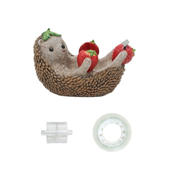 Momihoom Hedgehog-Shaped Tape Dispenser, Cute Desktop Organizer and Decoration