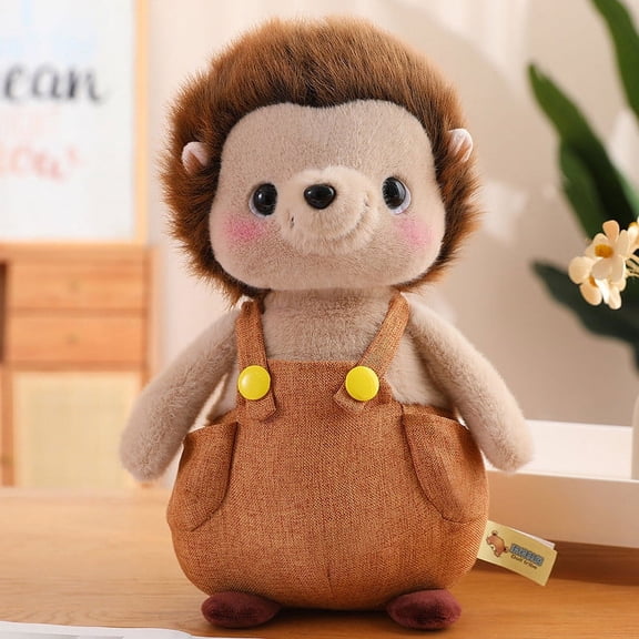 Momihoom Hedgehog Stuffed Plush Toys, Mommy Hedgehog Stuffed Animal , Soft Cuddly Plushie Toy Set for Boys Girls Birthday Gifts Party Favors