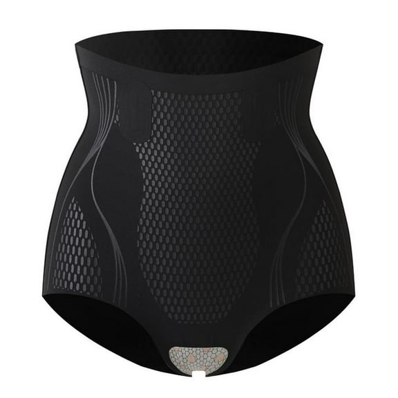 Momihoom High Waisted Strong Girdle Seamless Ladies' Liquid Belly Hip Lifting Pants Body Shaper Boyshorts High Waist Underwear