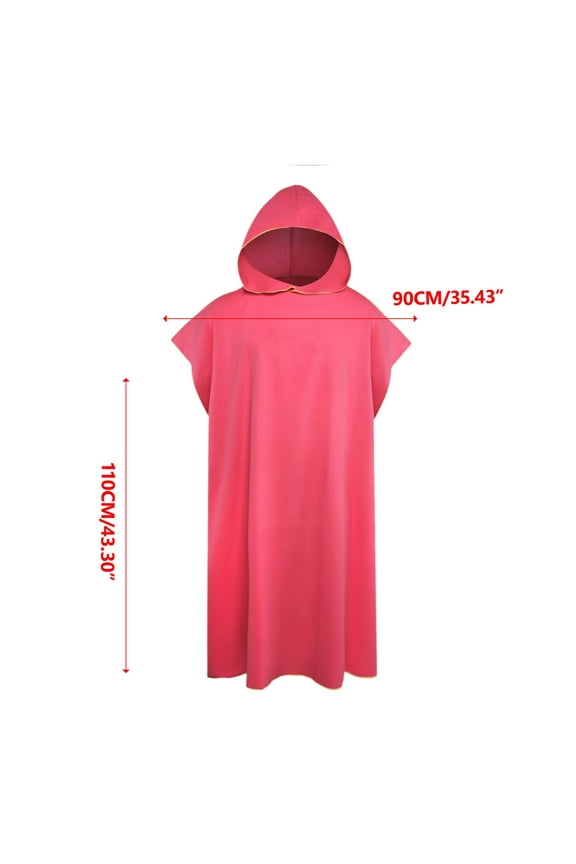 Momihoom Hooded Quick-Dry Changing Robe, Lightweight Beach Towel Poncho for Swimming, Surfing, and Outdoor Activities