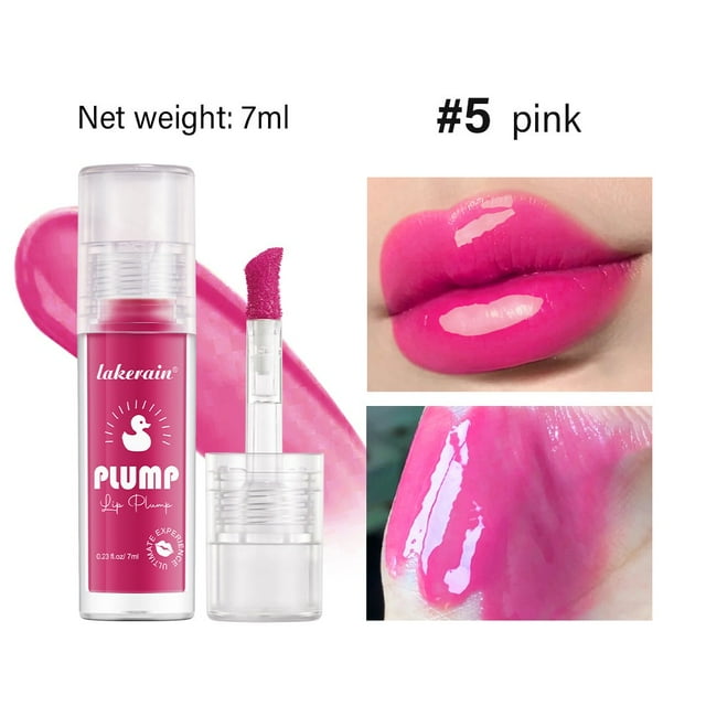 Momihoom Hydrating Lip Glow Oil, Plumping Lip Gloss, Moisturizing Lip Oil Gloss, Transparent Moisturizing Lip Balm, Natural Lip Plumper, Lip Plumper Gloss Make Lips Fuller and Moisturizing