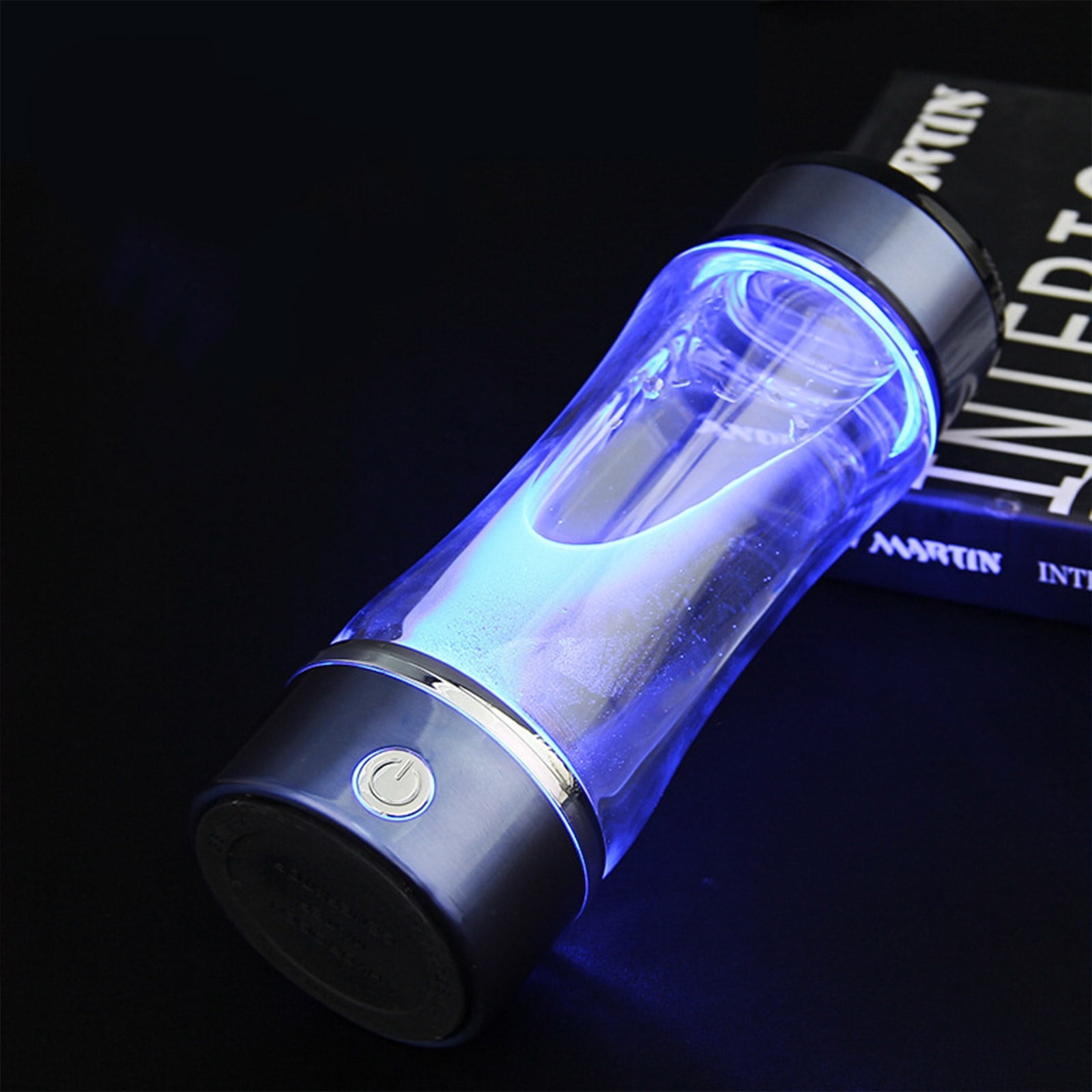 Momihoom Hydrogen Water Bottle, Hydrogen Rich Water Generator, Rechargeable Portable Glass Hydrogen Water Ionizer Machine , for Daily Office Home Travel and Fitness Drinking