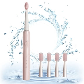 Momihoom Intelligent Portable Electric Toothbrush Adult Three Speed USB Charging Waterproofs Sound Wave Toothbrush,USB Rechargeable Sonic Electric Toothbrush for Adults Powered Motor
