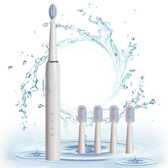 Momihoom Intelligent Portable Electric Toothbrush Adult Three Speed USB Charging Waterproofs Sound Wave Toothbrush,USB Rechargeable Sonic Electric Toothbrush for Adults Powered Motor