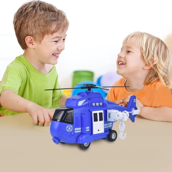 Momihoom Kids Helicopter Toy Diecast Military Helicopter Model Kit,Pull Back Toy Helicopter ,Toy Airplane with Rotatable Propeller,Helicopter Toys for Boys Age 4-7