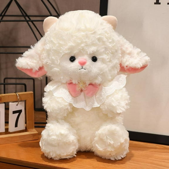 Momihoom Little Sheep Plushie Lamb Stuffed Animal Plush Toy Birthday Gift for Kids