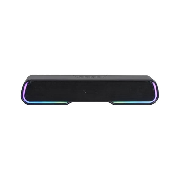 Momihoom Long RGB LED Bluetooth Soundbar with HIFI Sound, High-Power Subwoofer, and FM Radio