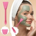 thumbnail image 1 of Momihoom Mask Applicator Silicone Face Brush Face Mud Cream,Clay Mask,Modeling Mask Brushes Mud Mixing Spatula Double-end Handheld Make up Foundation Gel Cosmetic Tool, 1 of 6