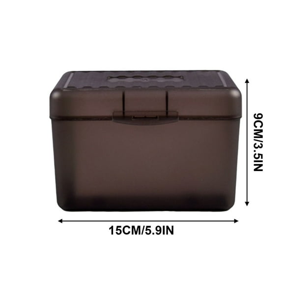 Momihoom Matte Black Index Card Storage Box, Portable Organizer for Study Notes, Memo Cards, and Bookmarks