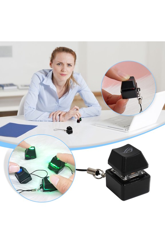 Momihoom Mechanical Switch Keychain Tester Switches Stress Relief Toys for Keyboard