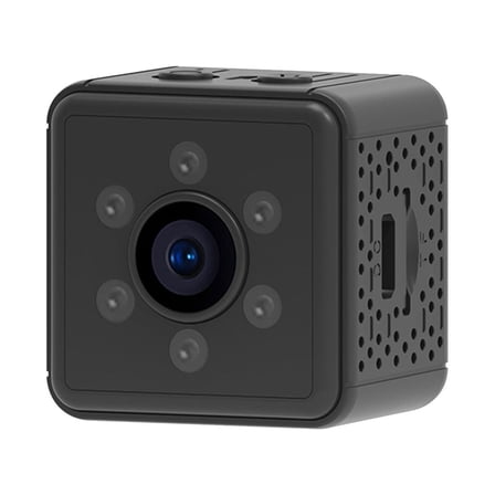 Momihoom Mini WiFi Indoor Security Camera with 150° View, Motion Detection, and Magnetic Stand