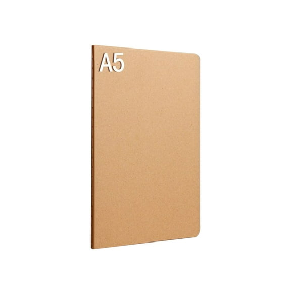 Momihoom Minimalist Kraft Paper Notebook, Durable Journal for Office, School, and Daily Note-Taking