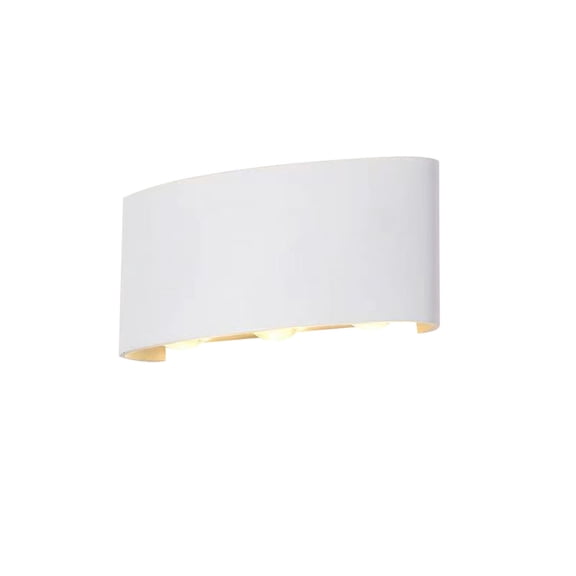 Momihoom Modern Curved Wall Sconce, Minimalist Wall Light Fixture for Bedroom, Hallway, and Living Room Accent Lighting
