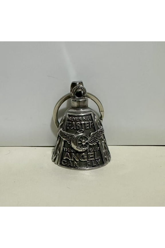 Momihoom Motorcycle Bells for Biker Good Luck Guardian Riding Bells with Hanger Motorcycle Accessory or Keychain for Luck