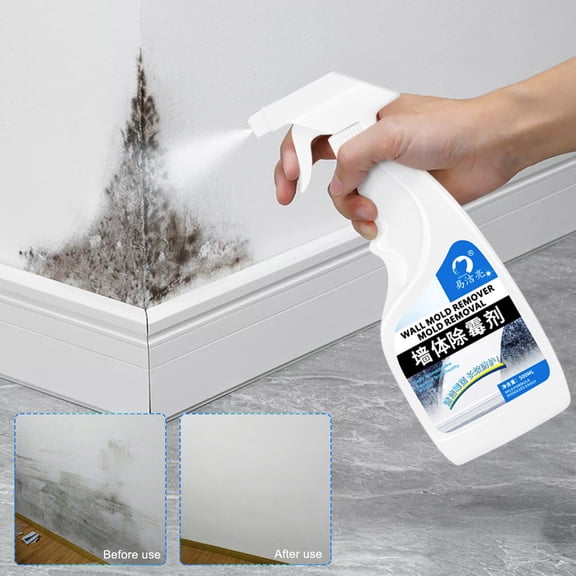 Momihoom Mould Cleaner Spray, Mould Cleaner Foam Spray, Powerful Multi-purpose Foam Cleaner, Spray Cleaner For Household Kitchen, Bathroom, Wall, Ceiling Stains Cleaner.