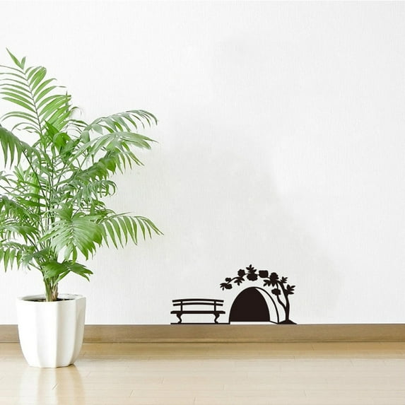 Momihoom Mouse Hole Realistic Wall Sticker,Mouse in a Hole Wall Decal Fun Art,Home Decor,for Living Room Nursery Bedroom Kids Room Wall Decoration