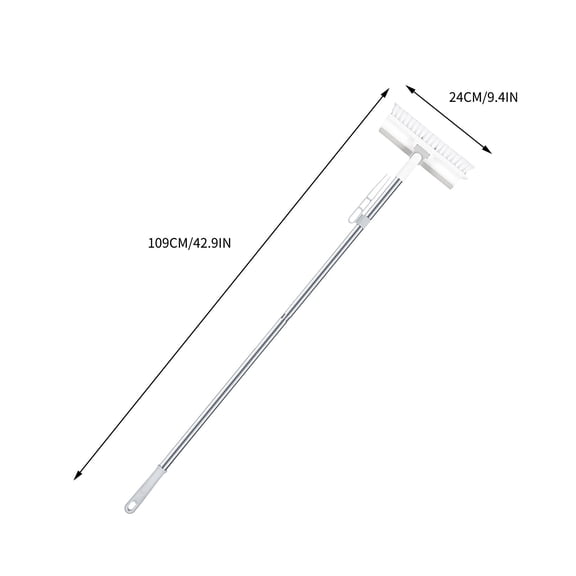 Momihoom Multi-Angle Adjustable Cleaning Broom with Rotating Handle, Heavy Duty Floor Brush for Home and Outdoor Use