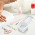 thumbnail image 1 of Momihoom Nail Tool Sterilizer Box Plastic Disinfectant Container for Nail Art Accessories Tools, Portable Nail Drill Bits Sterilizer Tray, Soaking Tray Clean Box Manicure Equipment, 1 of 6