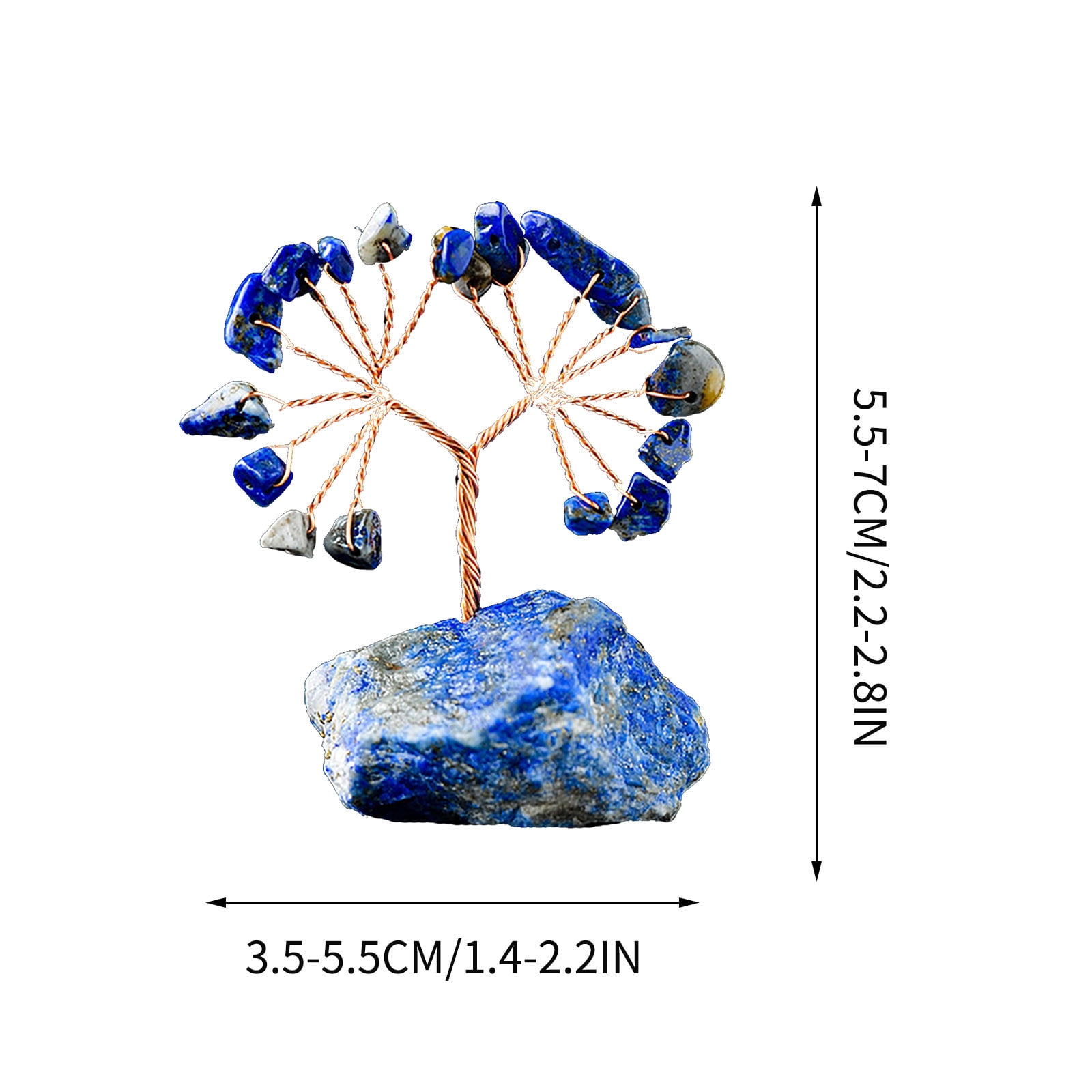 Momihoom Natural Crystal Tree of Life Figurine, Healing Crystal Decor ...