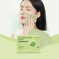 thumbnail image 1 of Momihoom Natural Green Tea Oil Blotting Sheets for Face - Larger Sheets - Makeup Friendly Blotting Papers for Face - Easy Dispensing Oil Absorbing Sheets for Face, 1 of 9