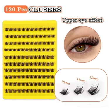Momihoom Natural Lash Clusters D Curl False Eyelashes Extensions Mixed Wispy Individual Lashes Cluster Eyelashes Fluffy Volume Lashes