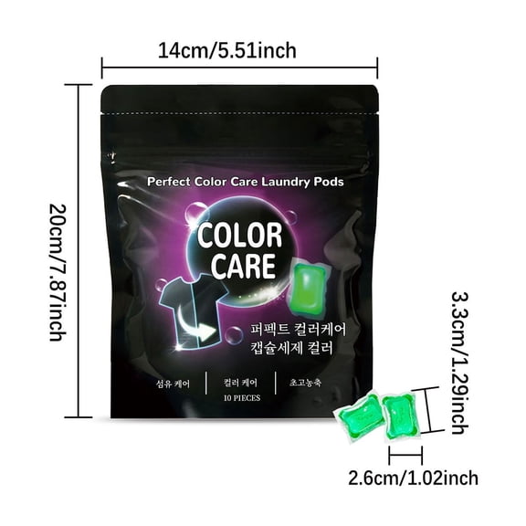 Momihoom Perfect Color Care Laundry Pods with Deep Clean and Odor Protection