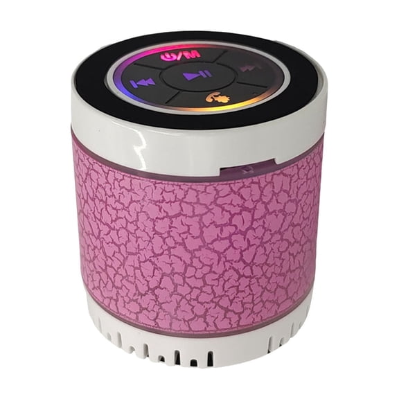 Momihoom Portable Bluetooth Speaker with Dynamic RGB Lights, Deep Bass, and Water-Resistant Design