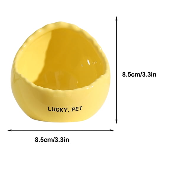 Momihoom Premium Ceramic Bird Feeding Bowl, Durable High-Temperature Fired Pet Dish for Outdoor and Indoor Use