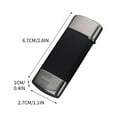 thumbnail image 1 of Momihoom Premium HONEST Metal Lighter with Leather Texture, Sleek Refillable Pocket Lighter for Daily Use, 1 of 5