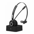 thumbnail image 1 of Momihoom Professional Single-Ear Bluetooth Headset with Noise Cancelling Mic, HD Audio for Drivers and Remote Work, 1 of 9