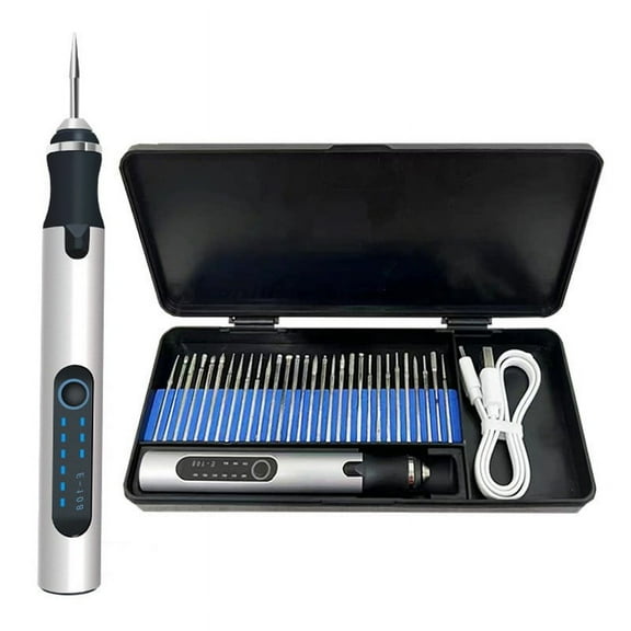 Momihoom Rechargeable Cordless Electric Micro Engraver Pen Engraving Tool Kit for Metal Glass Ceramic Plastic Wood Jewelry
