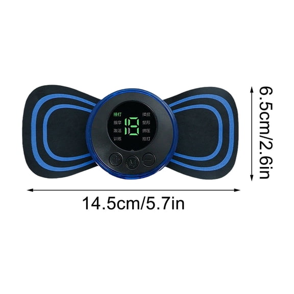 Momihoom Rechargeable TENS EMS Unit with Multi-Mode Massage, Portable Muscle Stimulator for Pain Relief
