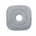 thumbnail image 1 of Momihoom Reusable Microfiber Mop Replacement Pads with Center Hole, Washable Cleaning Pads for Spin and Steam Mops, 1 of 4