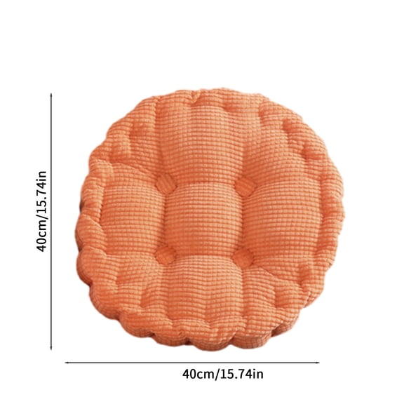 Momihoom Round Tufted Floor Cushion, Soft Waffle Weave Seat Pad for Home, Office, and Patio Use