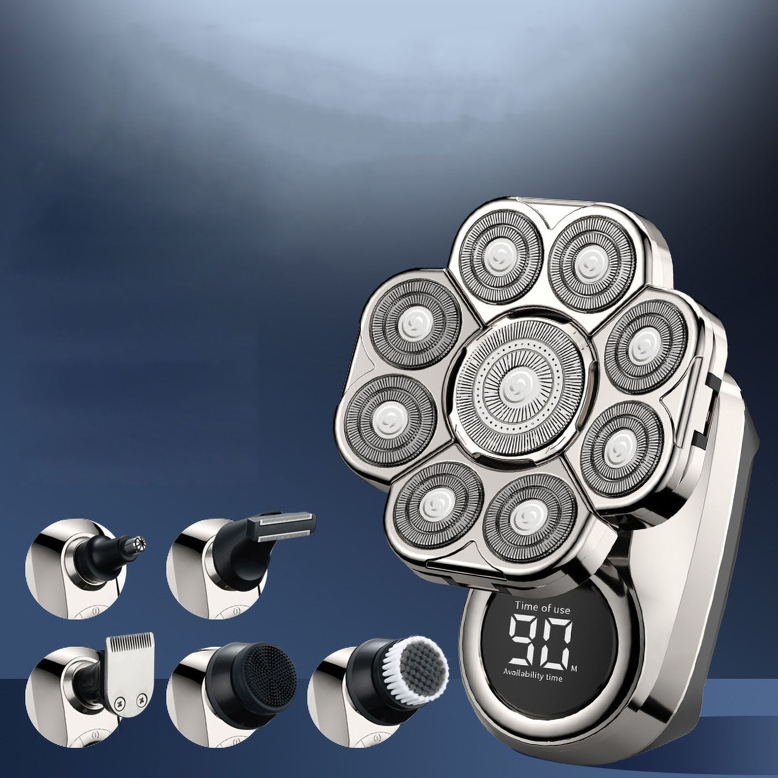 Momihoom Shavers for Bald Men,New Upgraded 6-in-1 Electric Razor with ...