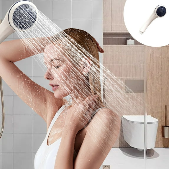 Momihoom Shower Head with Handheld, High Pressure Handheld Shower Head with Extra Long Stainless Steel Hose & Adjustable Bracket, Showerhead with ON/OFF Switch for Pets Bath