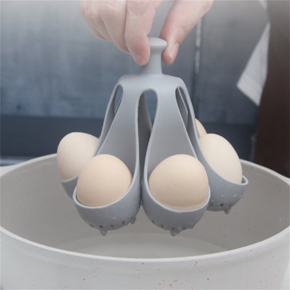 Momihoom Silicone Egg Holder Not Stick High Temperature Resistant Safe Cooking Boiled Food Storage Container