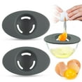 thumbnail image 1 of Momihoom Silicone Egg Separators, Food-Silicone Egg White Separator, 3-Slit Egg White Separator from Yolk for Baking, Must-Have Egg Separator Tool, 1 of 8