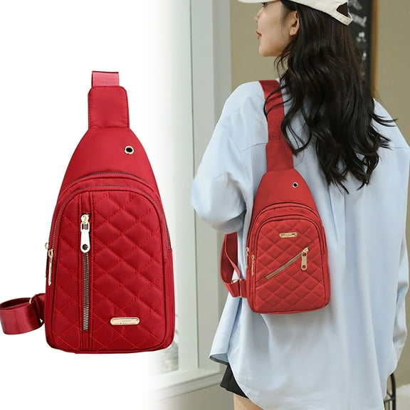 Momihoom Single Shoulder Messenger Bag Outdoor Simple Style Large Capacity Shoulder Bag