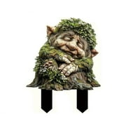 Momihoom Sleeping Garden Gnome with Foliage D cor, Magical Outdoor Lawn and Patio Statue