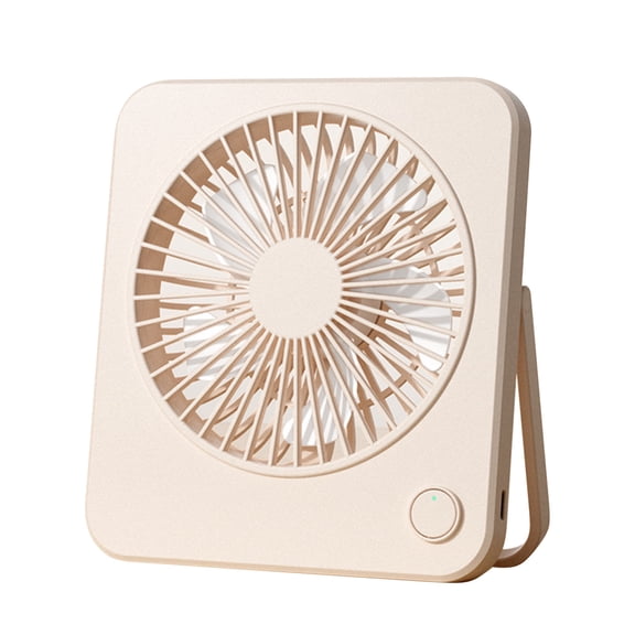Momihoom Slim Foldable Desktop Fan with Adjustable Stand, Rechargeable Personal Cooling Device for Home, Office, and Travel