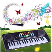 Momihoom Portable Digital Keyboard Piano, 37 Keys, Small, Built-in Speakers, LED Display, Transpose and Octave Function, Beginner