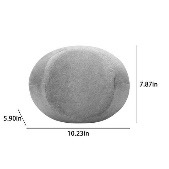 Momihoom Soft Oval Plush Throw Pillow, Cozy Decorative Cushion for Couch, Bed, and Home Decor