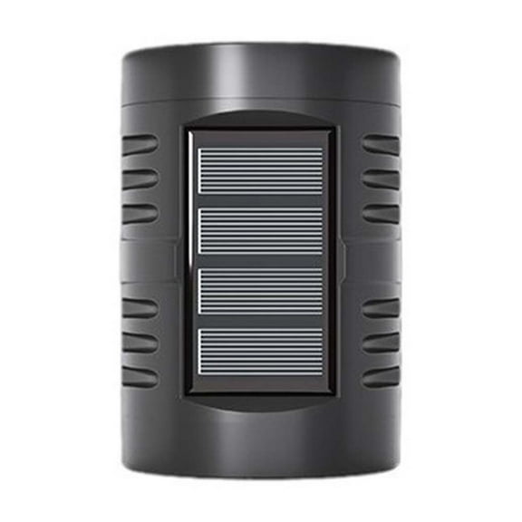 Momihoom Solar Powered Cylindrical Outdoor LED Light, Decorative Fence and Patio Lighting, Waterproof Wireless Landscape Accent Light
