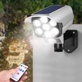 thumbnail image 1 of Momihoom Solar Powered Fake Camera, Human Sensor Fake Security Camera with Flashing Led, Ip65 Waterproof Dummy Cameras, Powered Fake Simulated Camera with Remote Control, 1 of 9