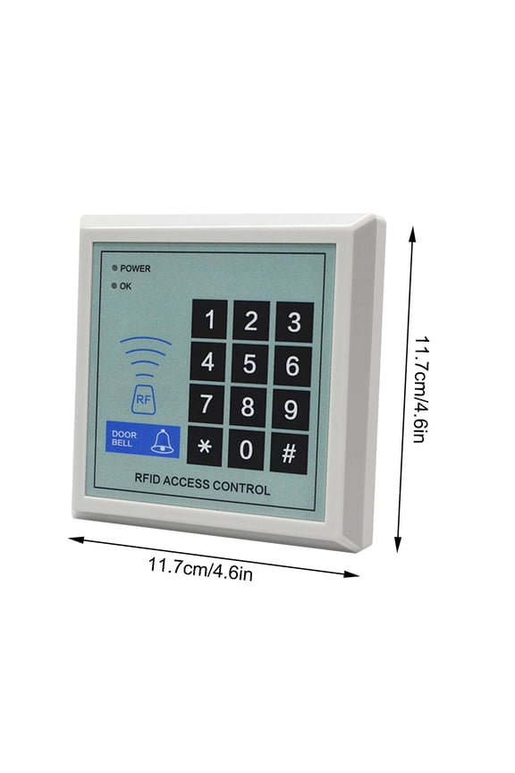 Momihoom Standalone RFID Access Control Keypad, 3-Way Entry System with 1000 User Capacity for Doors